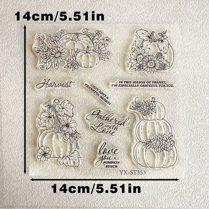 Autumn Pumpkin Dies & Stamps Set