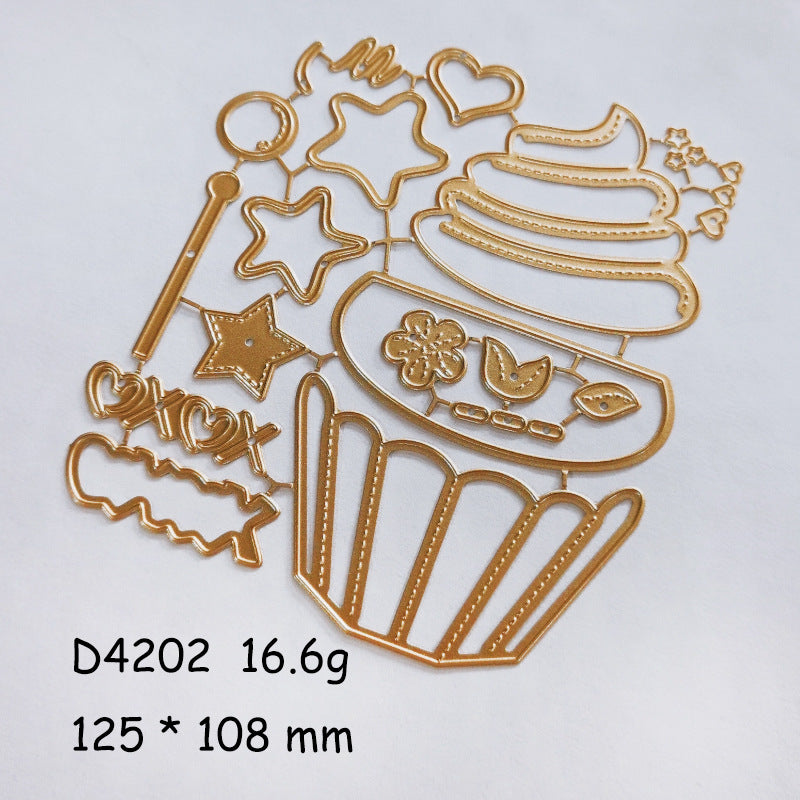 Christmas Cupcake Metal Cutting Dies