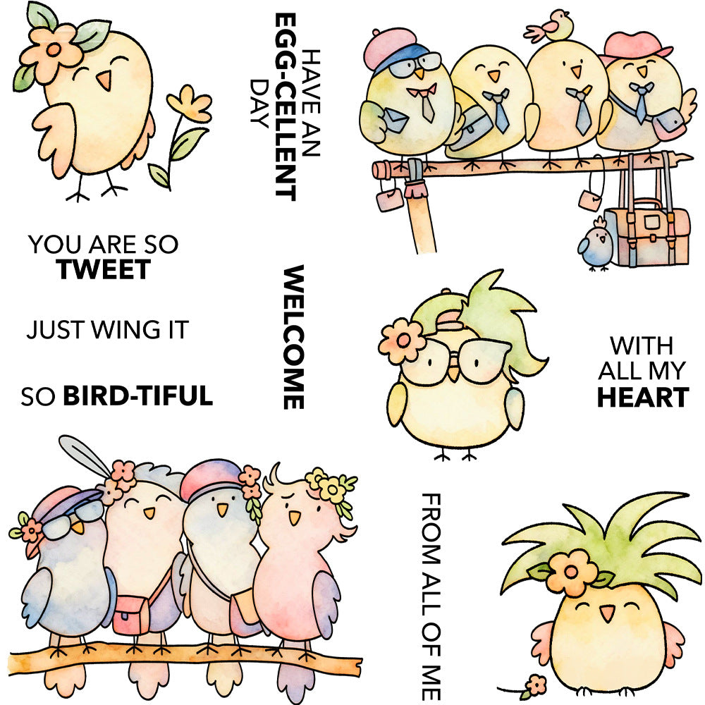 Simple Birds Clear Stamps