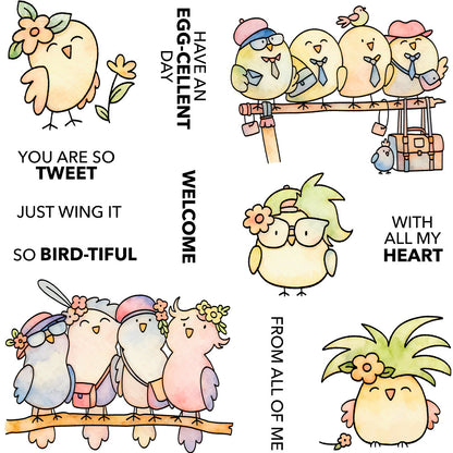 Simple Birds Clear Stamps