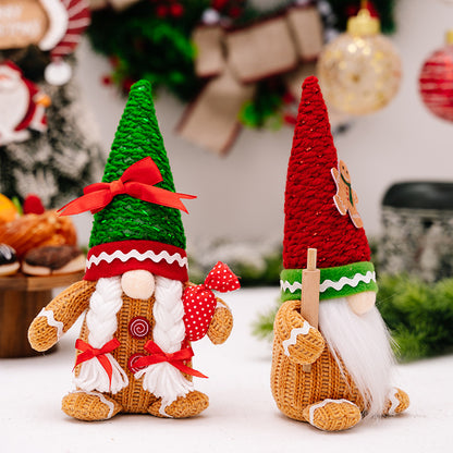 Gingerbreads Man Gnome Plush Doll Gnomes