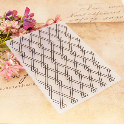 Decorative Background Pattern Plastic Embossing Folder