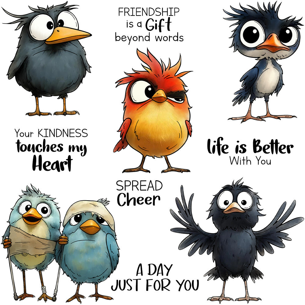 Cute Birds Dies & Stamps Set