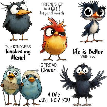 Cute Birds Dies & Stamps Set
