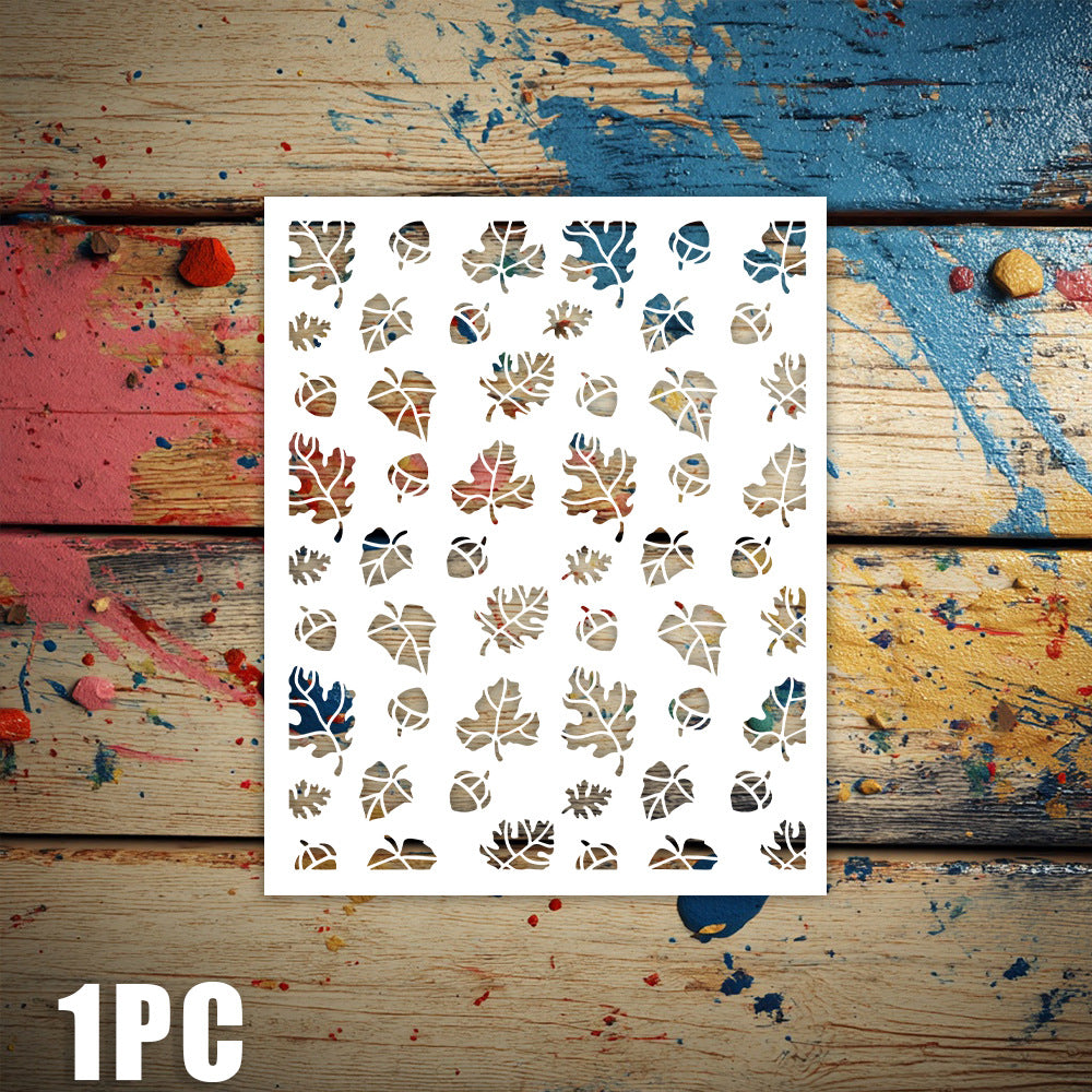 Leaves Pattern DIY Painting Hollow Stencil