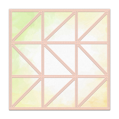 Decorative Grid Background Board Metal Cutting Dies