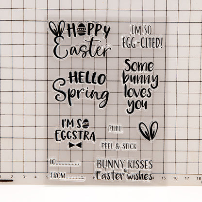 Easter Words Clear Stamps