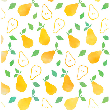 2 PCS Pear Pattern DIY Painting Hollow Stencil