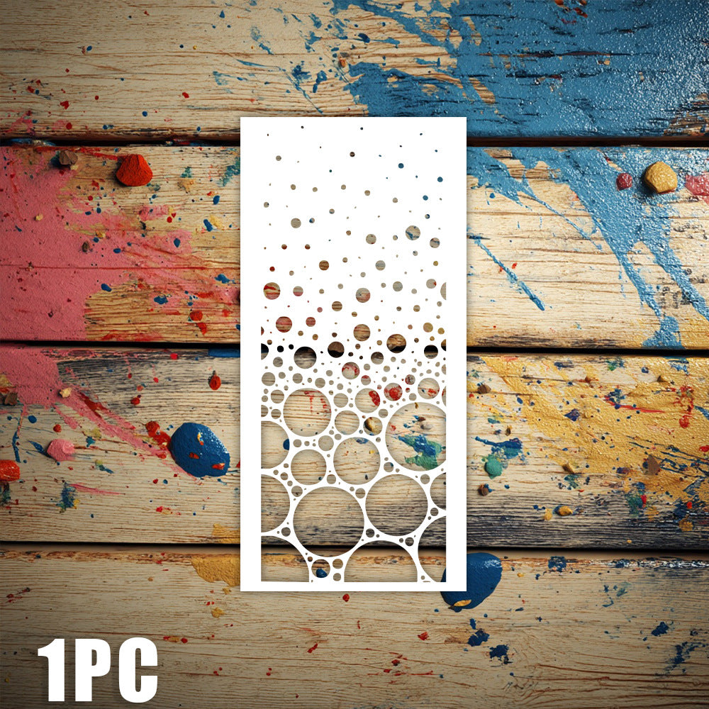 Circle Pattern DIY Painting Hollow Stencil