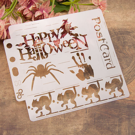 Halloween Theme Hollow Stencil