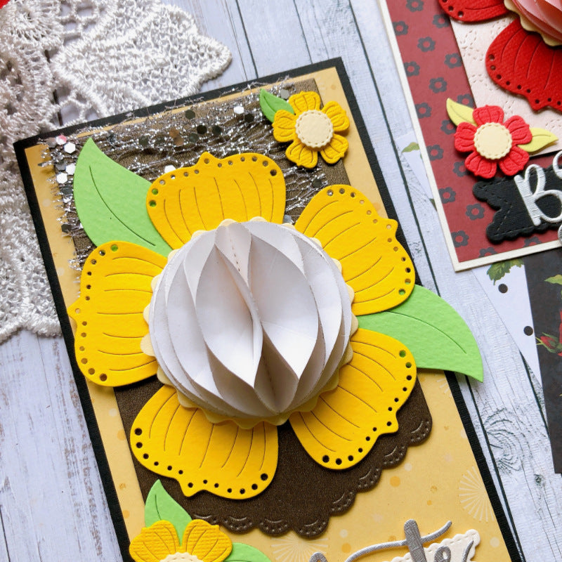 Latte Art Ball Flower Cutting Dies