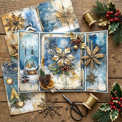 A5 Christmas Decorations Journal Scrapbook Paper
