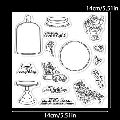 Christmas Crystal Ball Dies & Stamps Set