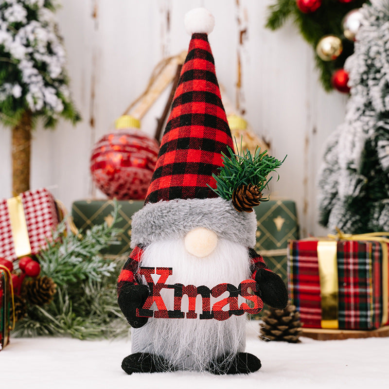 Christmas Gnome Plush Doll Decorations