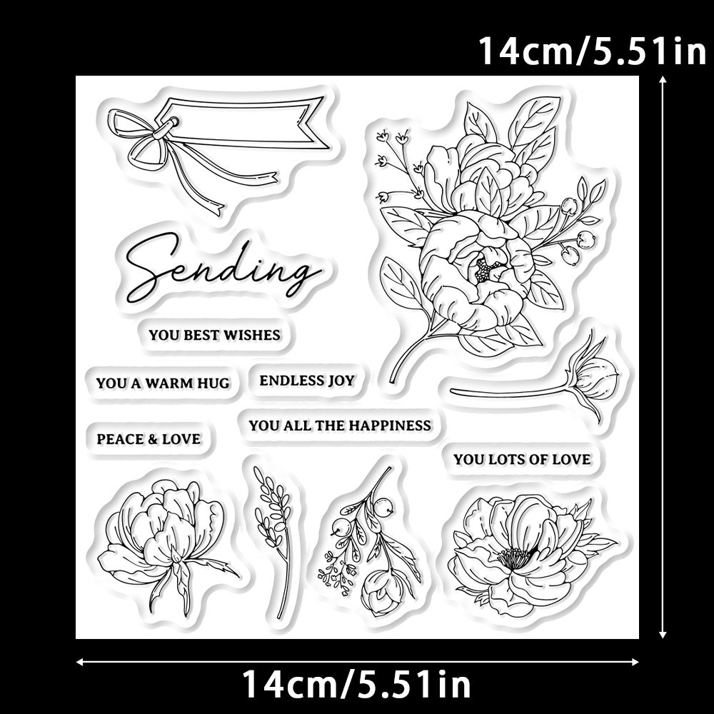 Camellia Clear Stamps