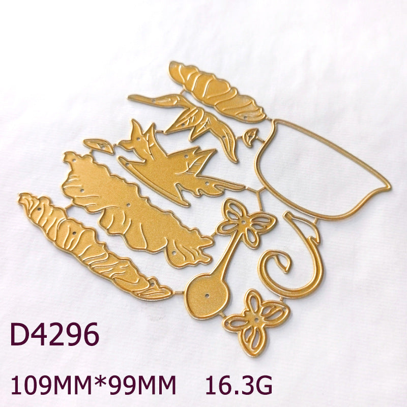Teacup and Flowers Metal Cutting Dies