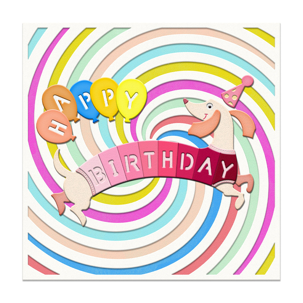 Decorative Rotating Background Frame Cutting Dies