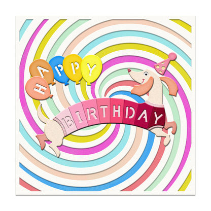 Decorative Rotating Background Frame Cutting Dies