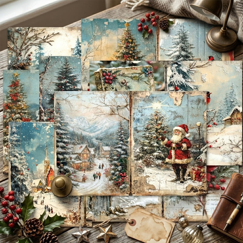 A5 Christmas Theme Journal Scrapbook Paper