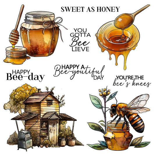 Bee House Dies & Stamps Set