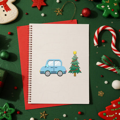 Christmas Trees and Cars Metal Cutting Dies