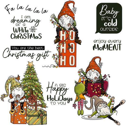 Christmas Gnomes Dies & Stamps Set