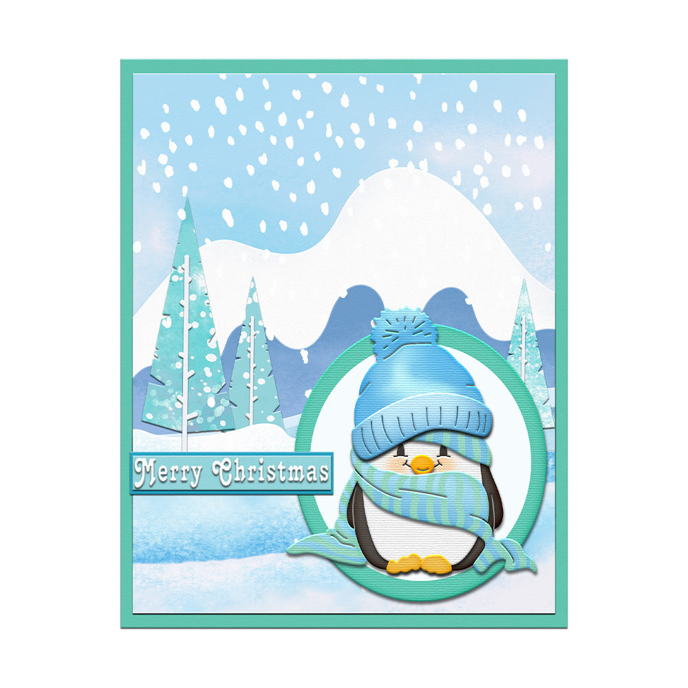 Christmas Penguin Metal Cutting Dies