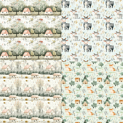24PCS 6" Haven Scrapbook Paper & Cardstock
