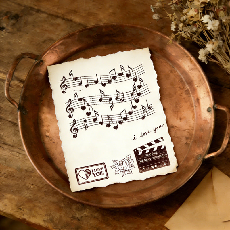 Decorative Background DIY Scrapbook Clear Stamps