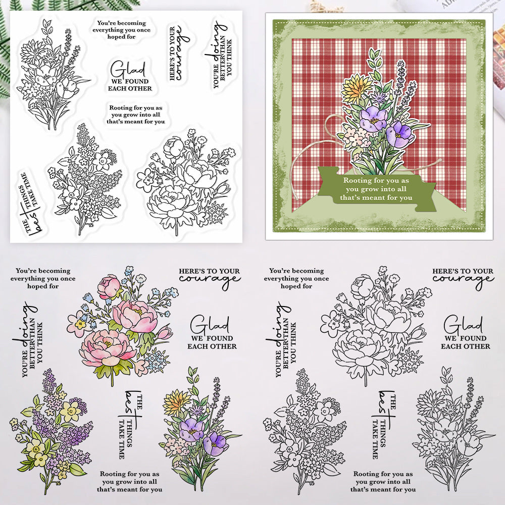 Beautiful Bouquets Clear Stamps