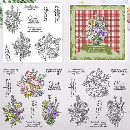Beautiful Bouquets Clear Stamps