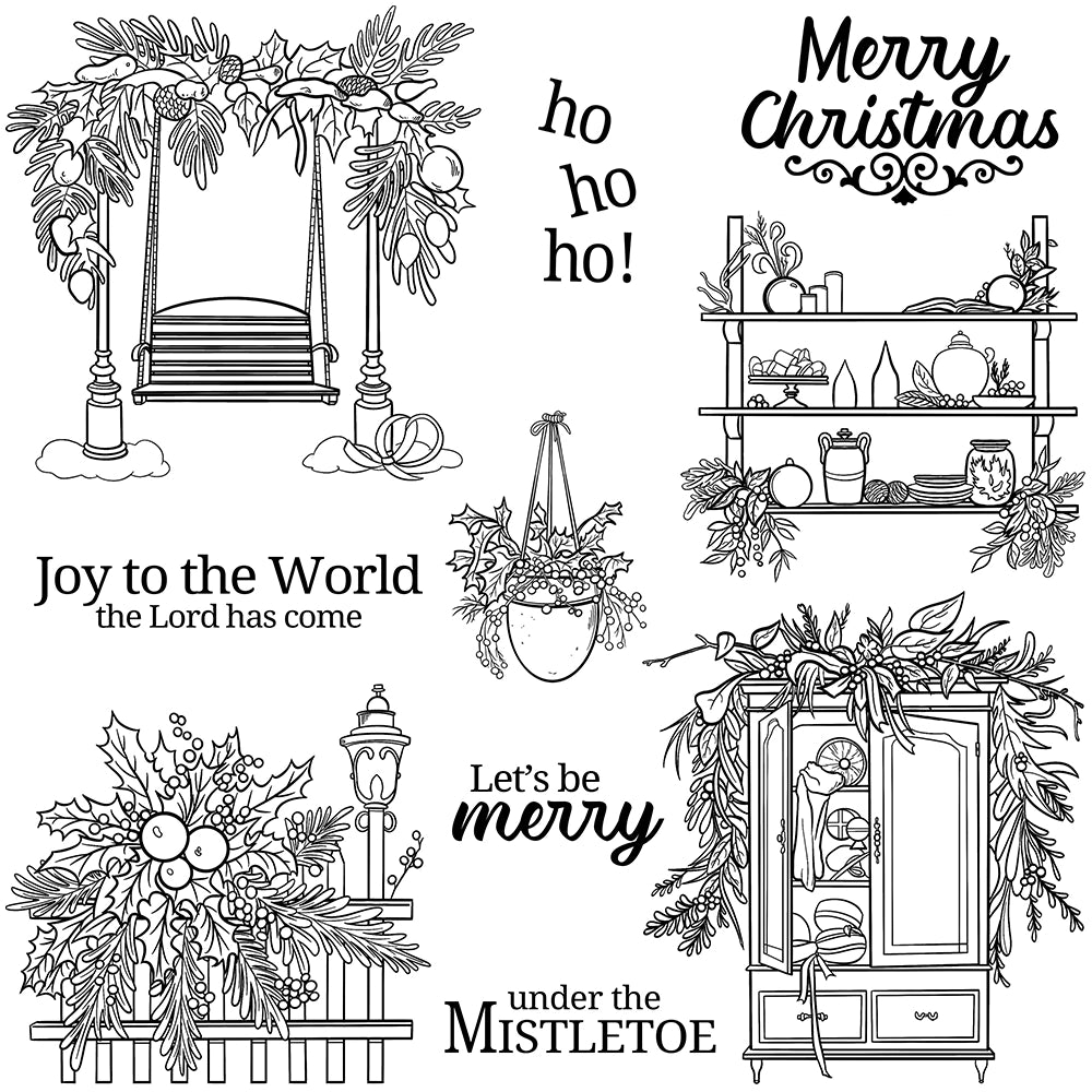 Christmas Decoration Clear Stamps