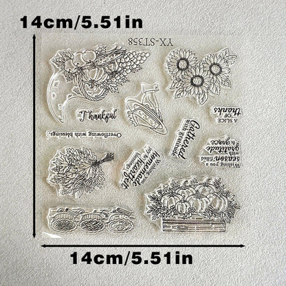 Autumn Harvest of Fruits Dies & Stamps Set