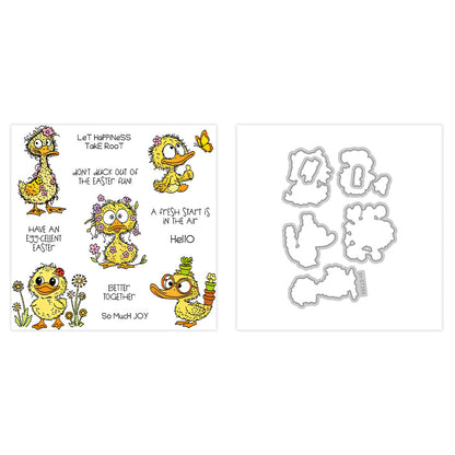 Cute Duck Dies & Stamps Set