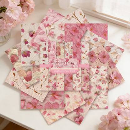 24PCS 6" Grace Scrapbook Paper & Cardstock