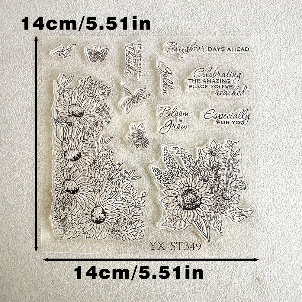 Sunflower Insects Dies & Stamps Set