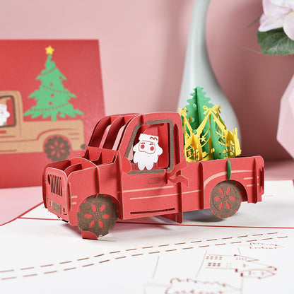 3D Creative Christmas Series Pop-Up Greeting Card