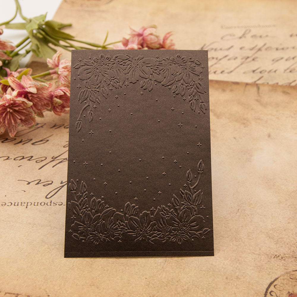 Flower Pattern Plastic Embossing Folder