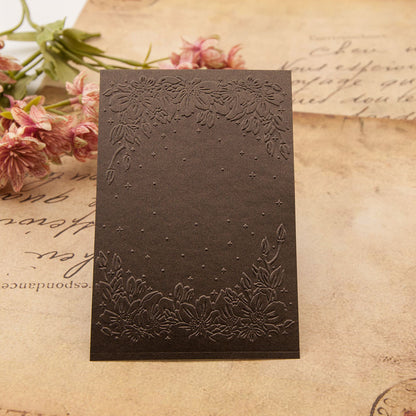 Flower Pattern Plastic Embossing Folder