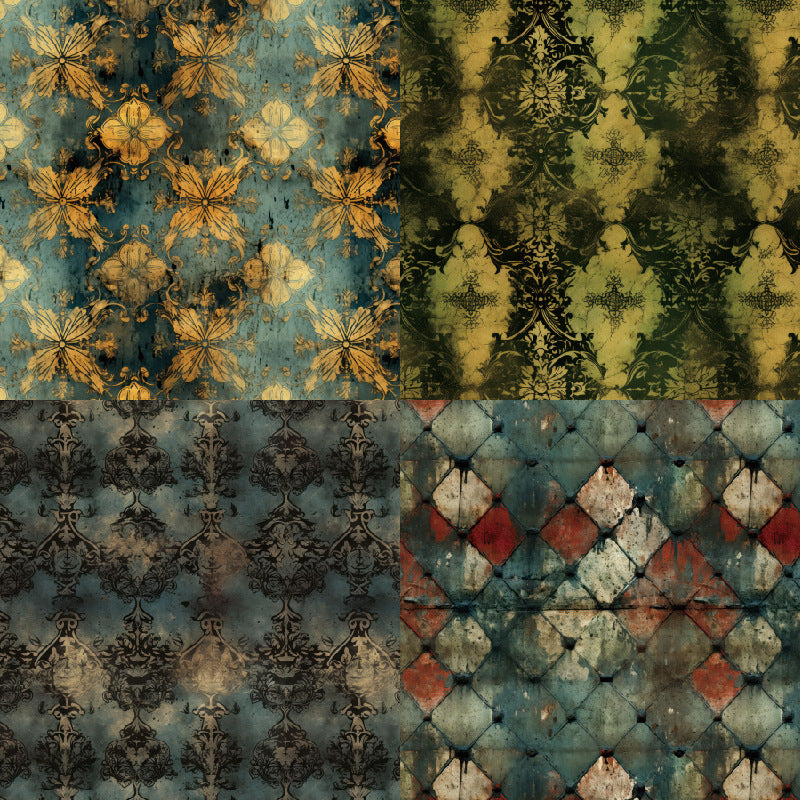 24PCS 6" Retro Scrapbook Paper & Cardstock