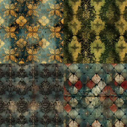 24PCS 6" Retro Scrapbook Paper & Cardstock
