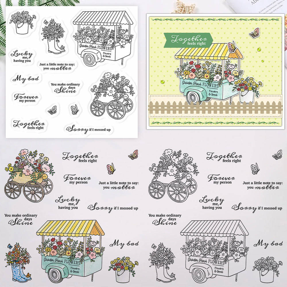 Beautiful Floats Clear Stamps