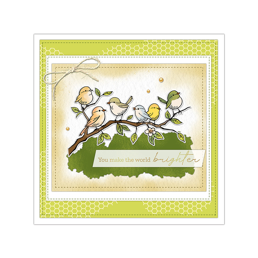 Birds On The Branches Dies & Stamps Set