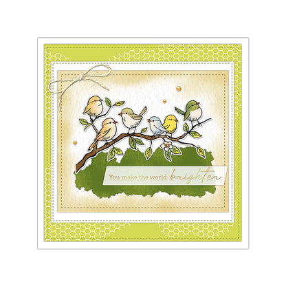 Birds On The Branches Dies & Stamps Set
