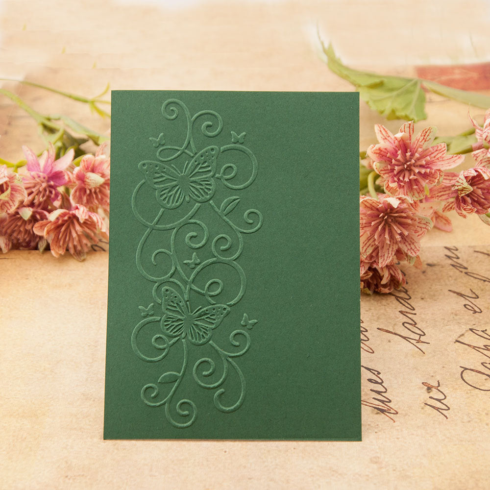 Butterfly Pattern Plastic Embossing Folder