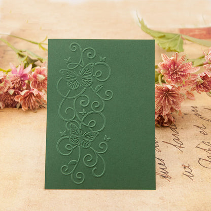 Butterfly Pattern Plastic Embossing Folder