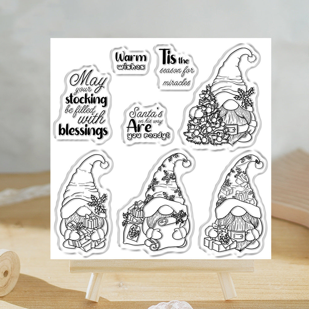 Christmas Gnomes Clear Stamps