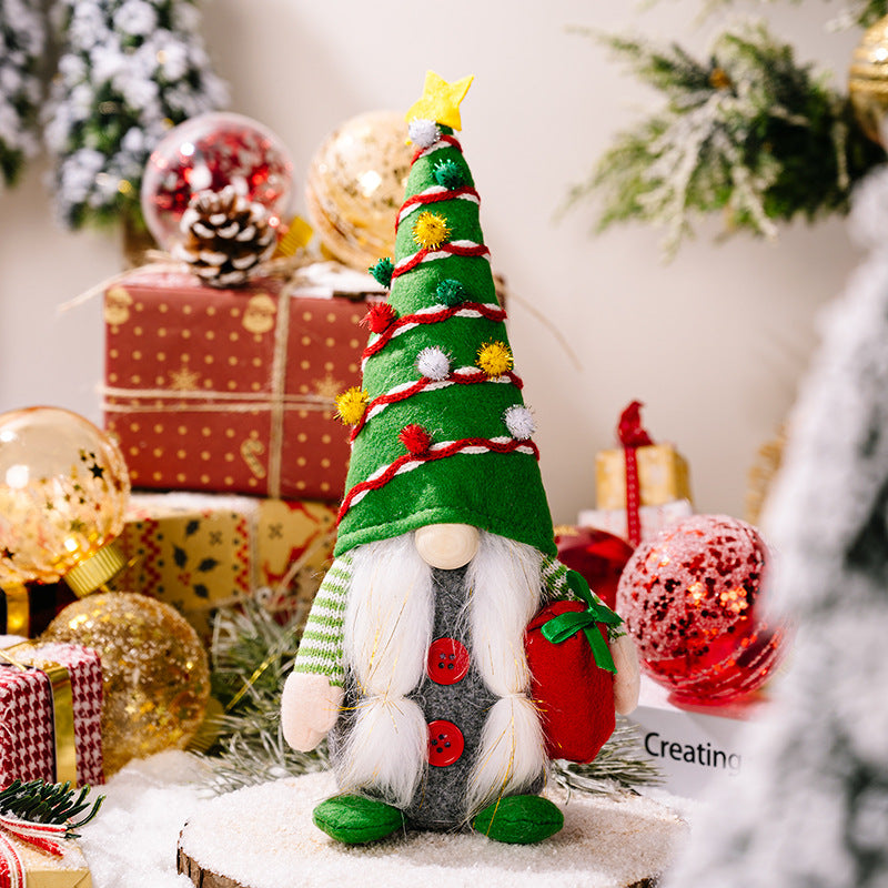 Christmas Gnome Plush Doll Ornaments