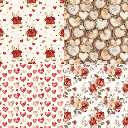 24PCS 6" Adore Scrapbook Paper & Cardstock