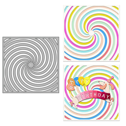 Decorative Rotating Background Frame Cutting Dies